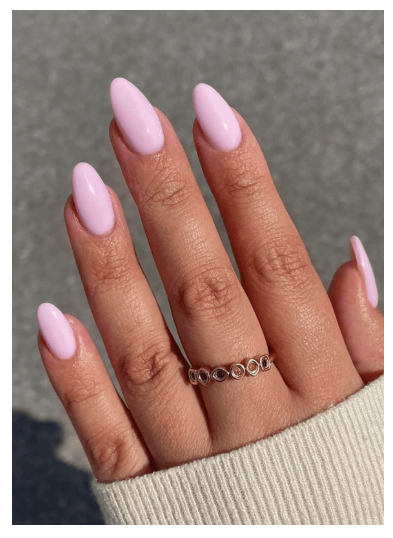 uñas con tonos rosados